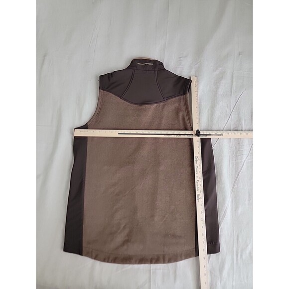Exofficio Vest Mens L Brown Full Zip Pockets Wool Blend Outdoor Hiking Dad EUC - Picture 10 of 14
